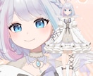 かわいくキレイなLive2D用イラスト描きます 現役セルフ受肉Vtuberがお仕立てします！ イメージ2