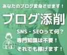 集客したい/アクセスアップしたいブログを添削します SEO/SNS不要!集客して稼ぐブログのノウハウをアドバイス イメージ1