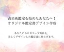 星読み鑑定書をプロフェッショナルにデザインします あなたの鑑定書、デザインで輝かせます。 イメージ2