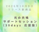 光の共鳴サポートセッション（30日応援版）してます あなたの発信と活動を、光の磁場から30日間サポート。 イメージ1