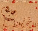 可愛い動物達の手描きボールペンイラストを描きます ボールペンで描く手描きで可愛い動物達 イメージ1