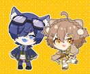 ミニキャラ描きます もちっと可愛いミニキャライラストを制作いたします イメージ2