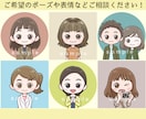 まあるくかわいい♪ミニキャラアイコンお描きします SNSアイコン・配信・ブログ・推し活などにどうぞ◎ イメージ10