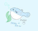 ゆるっと可愛い！イラスト描きます アイコン・ヘッダーに使える、可愛い生き物のイラストを描きます イメージ2