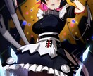 サムネや立ち絵に。かわいい目を引く1枚絵を描きます ハイコントラスト、かわいいかっこいいイラストを イメージ1