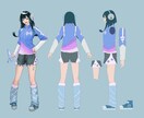キャラクターの立ち絵から細かな設定等まで制作します キャラクターイラストについて幅広く請け負います！ イメージ2