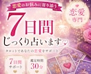 7日間じっくり鑑定します 恋愛のお悩み寄り添います 1日30分しっかり寄り添います イメージ1
