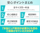 初めてでも安心！低価格で伝わるLP制作します 修正無制限｜FV３案ご提案｜最短即日ビデオ打ち合わせ可 イメージ3
