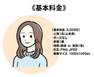 あなただけの“シンプルゆるかわアイコン”つくります SNSにぴったりな、やさしい似顔絵アイコン 各種SNSに◎ イメージ2