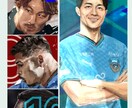 人物画を作成いたします 似顔絵、ファンアート含め作成します イメージ2