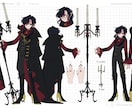 キャラクターデザイン・衣装デザイン作成します 他クリエイター様にご依頼するときの資料にも！ イメージ3