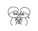 シンプルラインのイラスト描いちゃいます 色なしでとってもシンプル！SNSなどにぴったり！ イメージ1