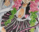 ポスターカードイラストにて制作します 好きなキャラ、雰囲気どうつくってほしいか聞き絵を作ります イメージ3