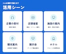AI接客･無人受付をサイネージで24時間対応します 眠っているサイネージが、多言語で応対するAI受付スタッフに イメージ9