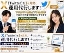 X (Twitter) を1ヶ月間、運用代行します フォロワー数＆インプ急上昇！ プロが手作業で戦略的に育てます イメージ1
