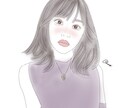 シンプルな線画を描きます お写真を元に特別な日、普段の何気ない格好のあなたを描きます イメージ9