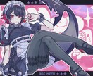 アイコン、立ち絵など可愛い人物イラスト描きます 寒色系、明度低めのイラストが好きな方へ イメージ6