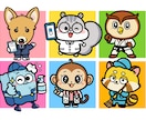 企業・店舗マスコットキャラクター制作します 総販売700件以上｜評価★5.0の安心制作 イメージ5