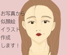 お写真を元に似顔絵イラスト作成いたします プレゼント、記念日などににうってつけ！アイコンにも！ イメージ1