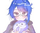 世界で1枚だけのSNS用アイコンお描きします キラキラしていて可愛い女の子のイラストをお描きします。 イメージ2