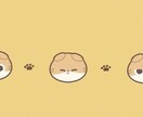ゆるい動物のヘッダー描きます 表情差分3つの動物ヘッダーお描きいたします◎ イメージ2