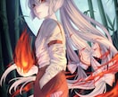ダーク・儚い世界観のイラスト描きます 一枚絵、アイコン、サムネイル等お気軽にご相談ください！ イメージ8