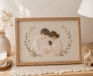 大切なお写真を、温もりある刺繍アートにします スマホの中に眠っている大切な写真を、温もりのある刺繍アートへ イメージ2