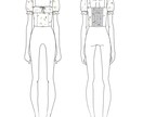 女性向けのファッションデザインイラストを提供します 欧米で経験がある現役デザイナーがデザイン制作します。 イメージ4