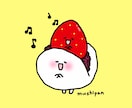 初回の方限定★ゆるかわ食べ物アイコン描きます お好きな食べ物で、あなただけのSNSアイコンをお作りします♩ イメージ4