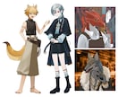 人形メカ・ケモノ・人外・モンスター描きます 独創的で他には無い、貴方だけのキャラクターを制作します！ イメージ3