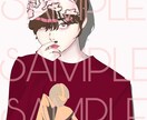 お写真を元にシンプルな似顔絵をデジタルで描きます いつでもご依頼受付中！ココナラ初心者です。 イメージ1