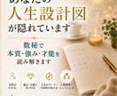 数秘であなたの才能と本質を読み解きます 生年月日から本当の自分と強みを読み解きます イメージ1