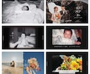 2つのデザインから選べる映画風プロフィール作ります 写真最大90枚！写真追加の追加料金なし◎動画の挿入も可能 イメージ7