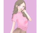 即対応 SNS用可愛いアイコン作成いたします 自分の写真をイラストにしてSNS用アイコンにしませんか？ イメージ6