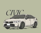 写真をベースに車のおしゃれなイラスト描きます かっこいい愛車のイラストをアイコンにしませんか⁇ イメージ7