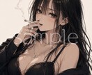 キレイめアニメ風アイコン作成します ✿写真やイメージから透明感ある可愛い1枚に仕上げます✿ イメージ3