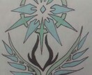 タトゥー風のイラスト描きます 絵柄はトライバル柄のタトゥーのような模様になります。 イメージ1