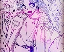 似顔絵描きます 可愛いかんじになるかとっ！マッキーと色鉛筆で！描きます！ イメージ5