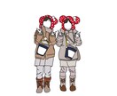 写真をもとに似顔絵イラスト描きます ゆる〜く可愛いイラストになるかと思います。 イメージ4
