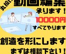 動画編集の全てを承ります 本当の丸投げ動画編集をポッキリ価格で！ イメージ1