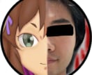 アニメキャラとのツーショット手書きコラ画像売ります 丸の中であのアニメキャラとのツーショット！ イメージ1