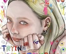 似顔絵描きます アナログタッチで、あなたの雰囲気描きます イメージ1