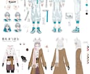 IRIAMで使える立ち絵を制作します キャラクターデザイン／立ち絵／Live2D可／企業実績あり イメージ6