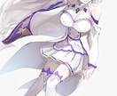 透明感のある可愛いキャラクターイラストを制作します あなたの理想のキャラクターを形にします！ イメージ4