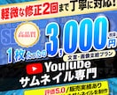 YouTube・SNSサムネイルを作成します YouTube・SNS用／文言整理から対応 イメージ1