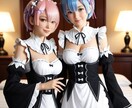AI美女やキャラクターの実写化など代行します 有料版seaartで、あなたの「見たい」届けます イメージ5