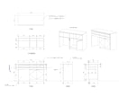 DIYの家具等の図面をかきます DIYの家具図のイメージ図を正確な寸法の拾い出しに!! イメージ3