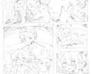 3L◯ 白黒ラフ詰め込み絵お描きします 漫画線でザクザクとした描き込みを行います！ イメージ3