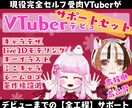 VTuberデビューお手伝いいたします 現役VTuberがモデル作成【全行程】を徹底サポート！ イメージ1