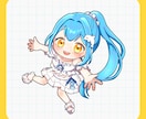 似顔絵可◎かわいく親しみやすいミニキャラを描きます キービジュアル・グッズ・アクキー・動画用・アイコンにおすすめ イメージ6